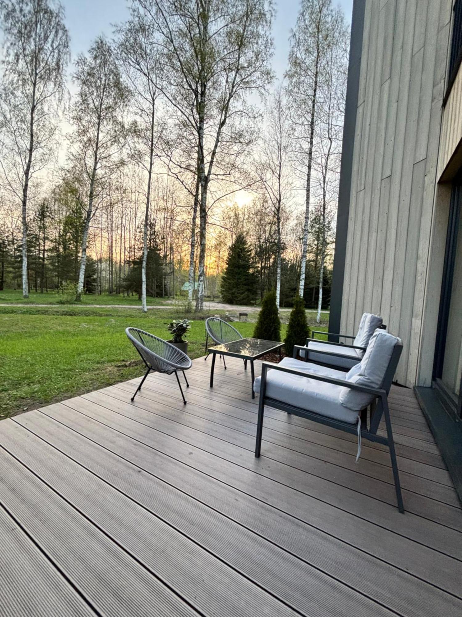 Albatross Getaway By The Sea, Spa And Forest With A Terrace Ķesterciems Eksteriør bilde
